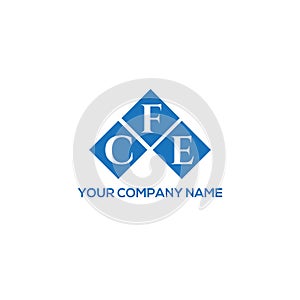 CFE letter logo design on BLACK background. CFE creative initials letter logo concept. CFE letter design.CFE letter logo design on photo