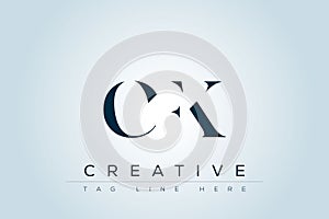 CFK abstract letter logo