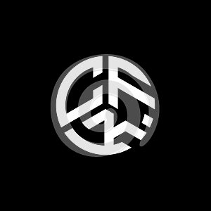 CFK letter logo design on white background. CFK creative initials letter logo concept. CFK letter design