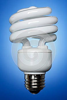 CFL lightbulb, front lit