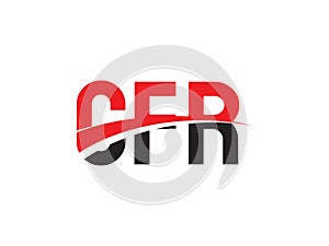 CFR Letter Initial Logo Design Vector Illustration
