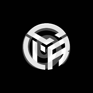 CFR letter logo design on black background. CFR creative initials letter logo concept. CFR letter design