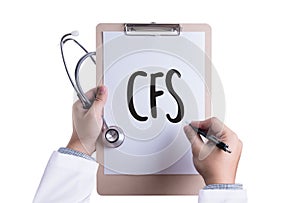 CFS (Consolidated Financial Statement) Medical Concept: CFS - C photo