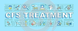 CFS treatment word concepts banner