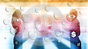 CFTC u.s. commodity futures trading commission business finance regulation concept.