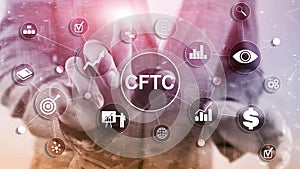 CFTC u.s. commodity futures trading commission business finance regulation concept.