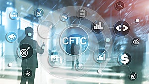 CFTC u.s. commodity futures trading commission business finance regulation concept.