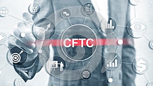 CFTC u.s. commodity futures trading commission business finance regulation concept.