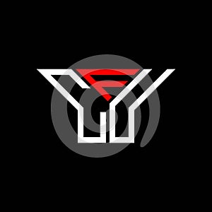 CFU letter logo creative design with vector graphic, CFU s