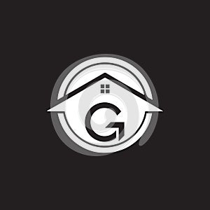 CG letter logo design on black background.CG creative initials letter logo concept.CG letter design