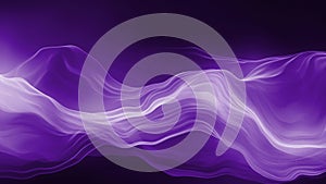 CG motion abstract purple background waves glowing lines digital design best for text elegant slow