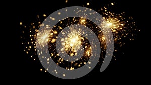 cg motion background seamless loop of firework abstract motion digital background card isolated on black