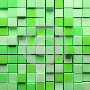 CGI 3d rendering wall square abstract wallpaper background