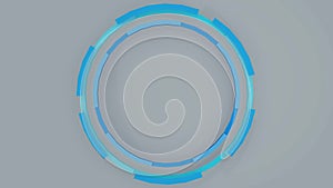 Cgi abstract blur loopable rotation circle background