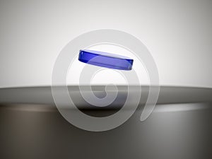 CGI illustration of a superconducting crystal LK99 detail photo