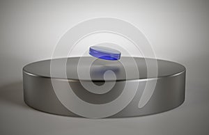 CGI illustration of a superconducting crystal LK99