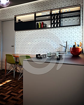 CGI - Townhouse Kitchen 2
