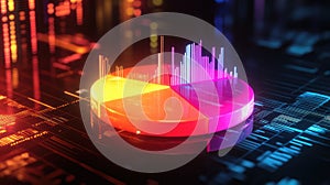 ch pulsating pie chart