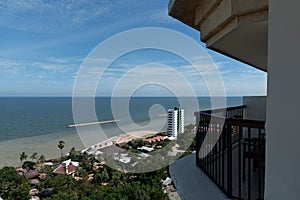 Cha Am beach landscape tropical seaside Thailand