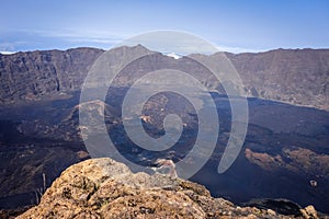 Cha das Caldeiras view from Pico do Fogo in Cape Verde