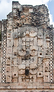 Chac Mayan Rain God in Uxmal Yucatan Mexico photo