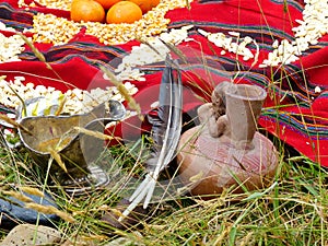 Chacana is  is an aboriginal ritual of indigenous peoples of Andes.