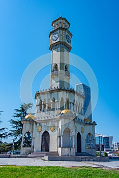 Chacha Tower in georgian town Batumi