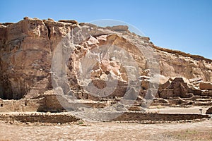 Chaco Canyon Ancient Ruins of Pueblo Bonito photo