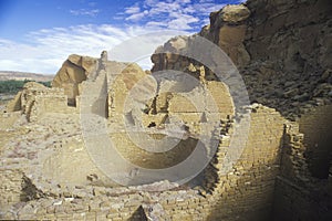 Chaco Canyon Indian ruins, NM, circa 1060, The Center of Indian Civilization, NM