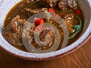 Chadian Bangaou  lamb stew