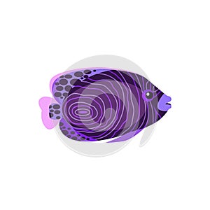 Chaetodon Larvatus Ocean Fish Icon