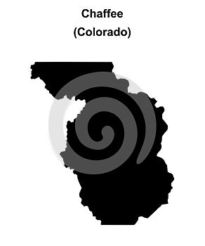 Chaffee outline map