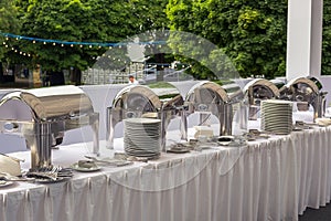 Chafing dish. buffet