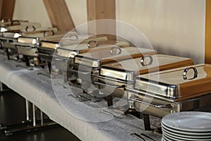 Chafing Dish in a restaurant