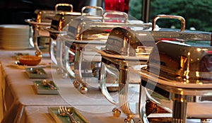 Chafing Dishes buffet line