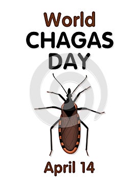 Chagas Day, April 14, Kissing Bug photo
