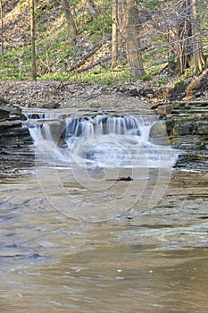 Chagrin falls river rapids