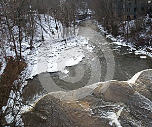 Chagrin Falls in the Winter