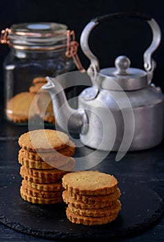 Chai biscuit-Indian nasala tea served with cookies