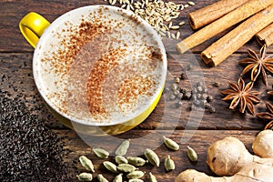 Chai Latte Tea Cup Ingredients