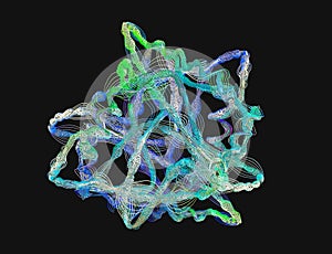 Chain of amino acid or biomolecules called protein