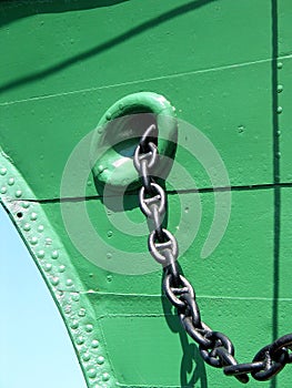 Chain of the anchor