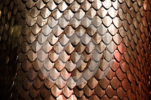 Chain armour element made of the steel plates