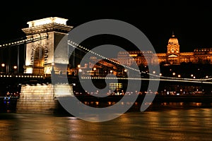 Chain bridge in Budapest