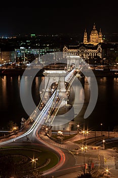 The Chain Bridge in Budapest