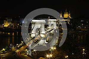 Chain bridge in Budapest