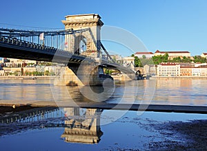 Chain Bridge - Budapest at day