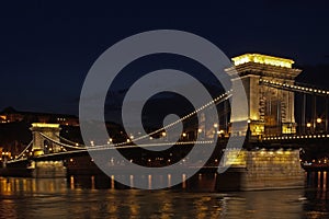 Chain Bridge Budapest Hungary