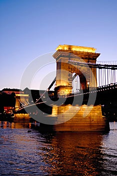 Chain Bridge of Budapest, Hungary