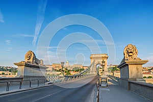 Chain bridge - Budapest - Hungary photo